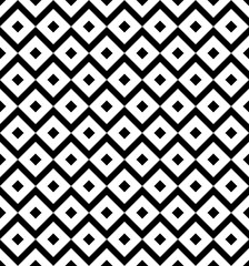 Vintage diagonal chequerwise squares cross lines vector pattern or background. Texture for tiles