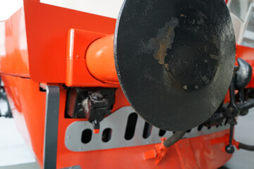 railroad facility with partially rotted railroad wagons