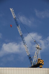 crane on the site