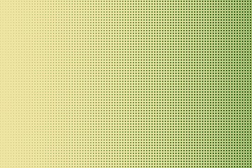 Fashionable concept vector abstract comics pop art style blank layout template with trendy green curly square pattern on light yellow background. For pop art illustration and comic book design.