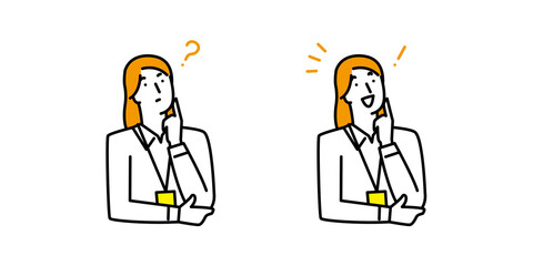 疑問に思ったことが理解できた女性