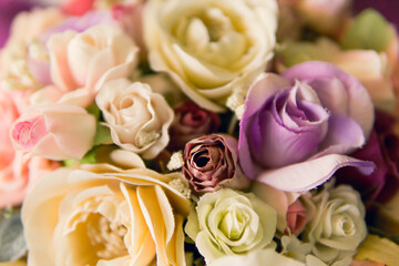 Valentine's day gift, Beautiful plastic rose flower background