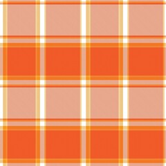Orange Ombre Plaid textured Seamless Pattern