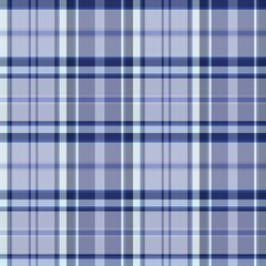 Blue Ombre Plaid textured Seamless Pattern