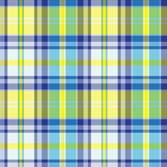 Blue Ombre Plaid textured Seamless Pattern