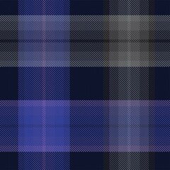 Blue Ombre Plaid textured Seamless Pattern