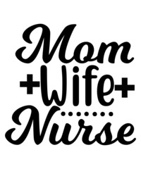 Obraz premium Nurse SVG, Nurse Svg Bundle, Nurse SVG T-Shirt Design, Nurse Quotes SVG, Nurse Life 