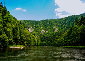 zamek, tama, zalew, Dunajec, spływ, Pieniny, Tatry, Karpaty , Polska, Trzy korony © Daniel Folek