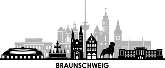 BRAUNSCHWEIG Niedersachsen Deutschland City Skyline Vector
- 483767005