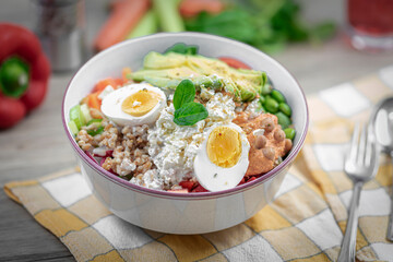Vegetarian Healthy Food Bowl