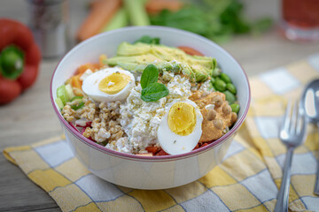 Vegetarian Healthy Food Bowl