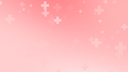 Medical health red cross pattern background. Abstract healthcare for World Blood Donor Day.