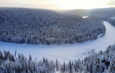 At Usva Pillars, Permsky Kray