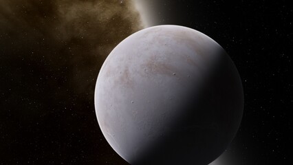 Abstract planets and space background