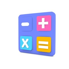 Obraz premium Finance tools on white background. 3d rendering