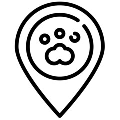 Fototapeta premium Location PIn