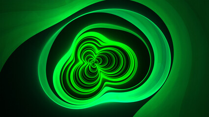 Beautiful abstract background for art projects, cards, business, posters. 3D illustration, computer-generated fractal