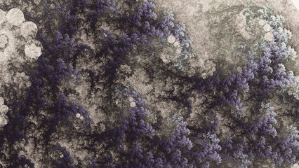 Beautiful abstract background for art projects, cards, business, posters. 3D illustration, computer-generated fractal