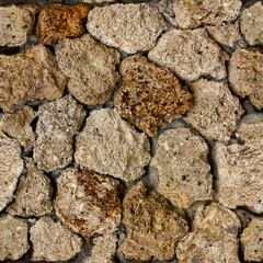 Stone masonry, seamless texture in 4k resolution. The photo is 4096 pixels in size.