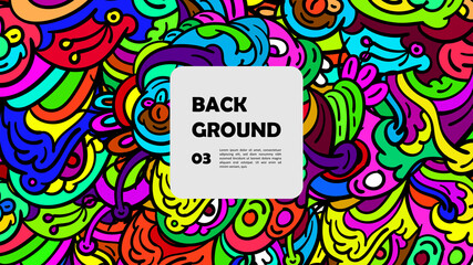 Colorful Abstract Banner Template for Background, Landing page, Web design, and Print Material