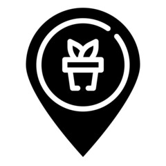 Location Pin Glyph