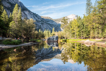 Symmetry at mirror lake, Yosemite