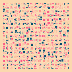 Fototapeta premium Offset Quads generative art background art illustration