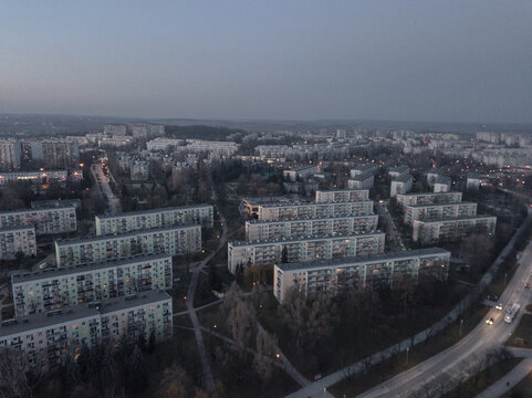 Krak&oacute;w - osiedle Tysiąclecia
