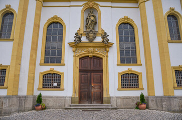 Obraz premium Old Bavarian chapel in the Franconia region