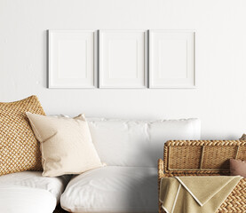 Boho Frame Mockup - Boho Frame - Blank Frame - White Frame - Frame Mockup - Frame Template