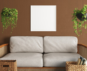 Boho Frame Mockup - Boho Frame - Blank Frame - White Frame - Frame Mockup - Frame Template