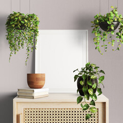 Blank Frame - Boho Blank - Boho Frame - Frame - Boho Frame Mockup - Frame Mock-up