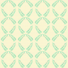 Tropical, exotic seamless pattern with palm leaves. Vector.