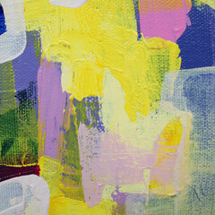 Abstract painting.  Background design of acrylic painting , rich texture.  Modern art oil painting.  Hand drawn brush stroke. Abstract contemporary art for background.