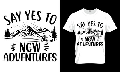 Hiking SVG t-shirt design Template