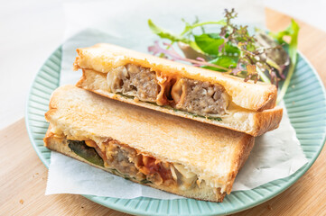 焼売のホットサンド