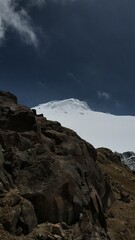 view of a volcano 

#rock #sky #mountain #snow #landscape #rocks #travel #views 