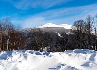 Bieszczady, Polska , połonina , góry, Karpaty