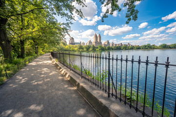 Shuman Running Track at Jacqueline Kennedy Onassis Reservoir - Central Park, New York City