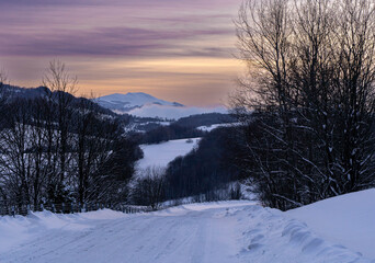 Bieszczady, Polska , połonina , góry