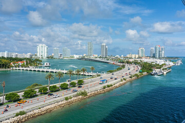 View from Miami, Florida.