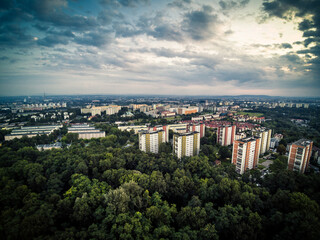 Fototapeta na wymiar Krakowskie osiedle