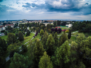 Kraków - zielone osiedle