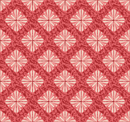 Art deco seamless pattern with grunge marble effect. Retro ornament. Vector blue blue abstract geometric pattern