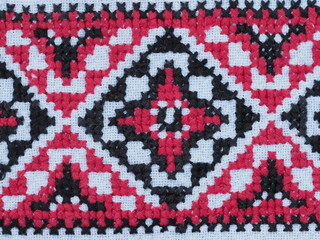 national patterns on the fabric of the moldovan costume
