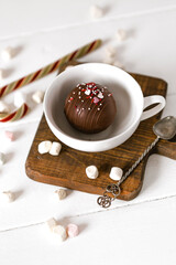 Hot Chocolate Ball Bomb, Winter Drink 
