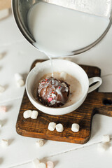 Hot Chocolate Ball Bomb, Winter Drink 