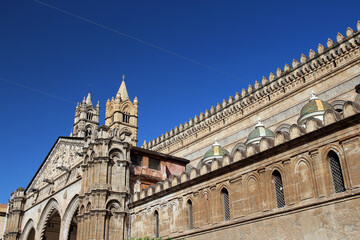Fototapeta na wymiar Cathedral of Palermo, Sicily, Italy.