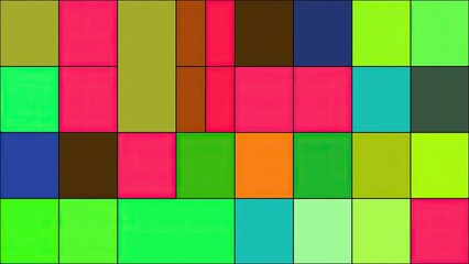 Colorful rectangles mondrian style art illustration