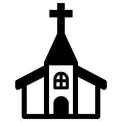 Christian church symbol icon